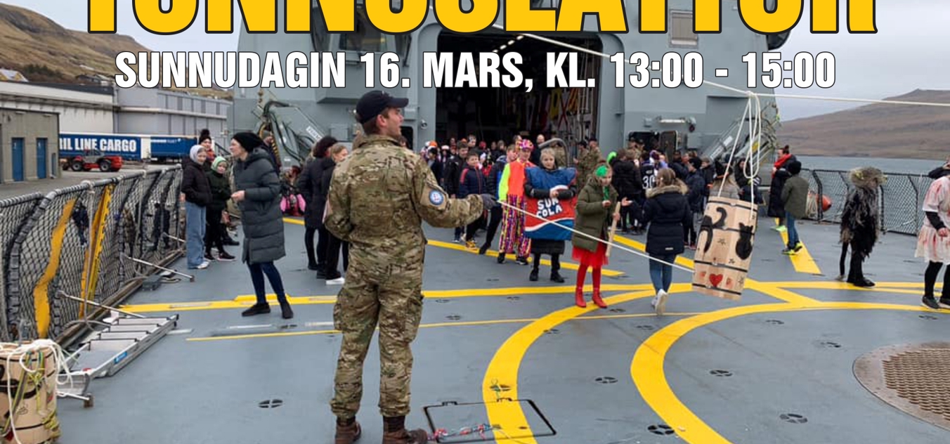 TUNNUSLÁTTUR Á HDMS TRITON SUNNUDAGIN 16. MARS