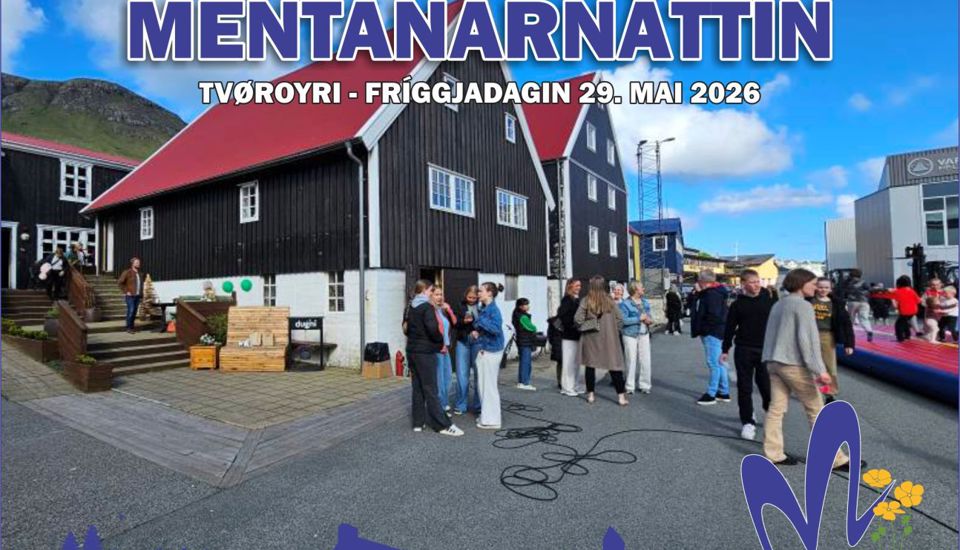 MENTANARNÁTTIN VERÐUR FRÍGGJADAGIN 29. MAI